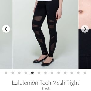 Lululemon Tech Mesh Wunder Under Pant
